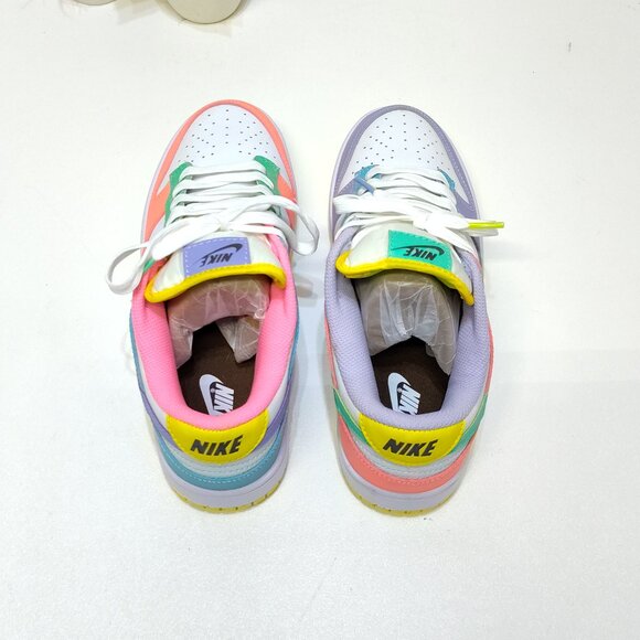 Nike Dunk Low SE Easter Candy Men 8.5 WMNS 10 Multi-Color DD1872-100 Wore Twice! - Picture 8 of 13
